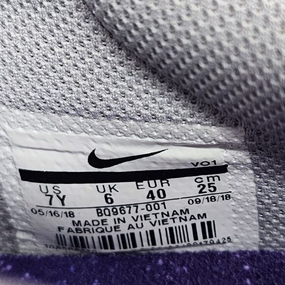 Nike PG 2.5 Playstation Wolf Grey (GS) Size 7Y BQ9677-001 Gently Used - Picture 7 of 10